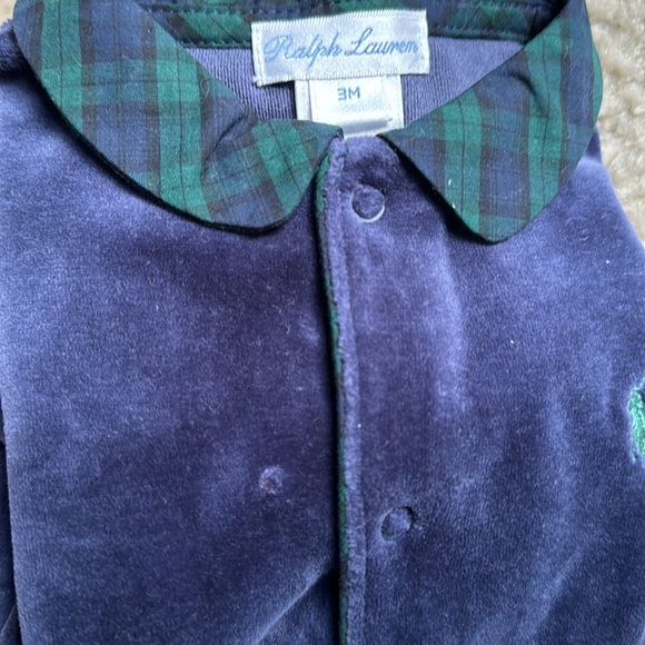 Ralph Lauren boys velour snap one piece outfits NWT - Picture 11 of 11